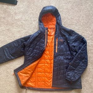 L.L. Bean Men’s PrimaLoft Packaway Hooded Jacket XL